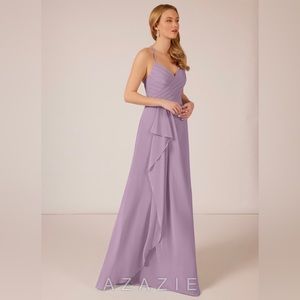 Azazie Purple Long Sleeve Bridesmaid Dresses Azazie Dresses Host